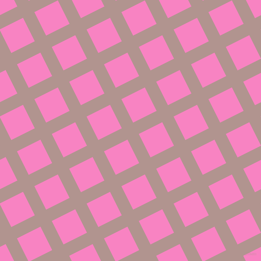 27/117 degree angle diagonal checkered chequered lines, 41 pixel line width, 85 pixel square size, plaid checkered seamless tileable