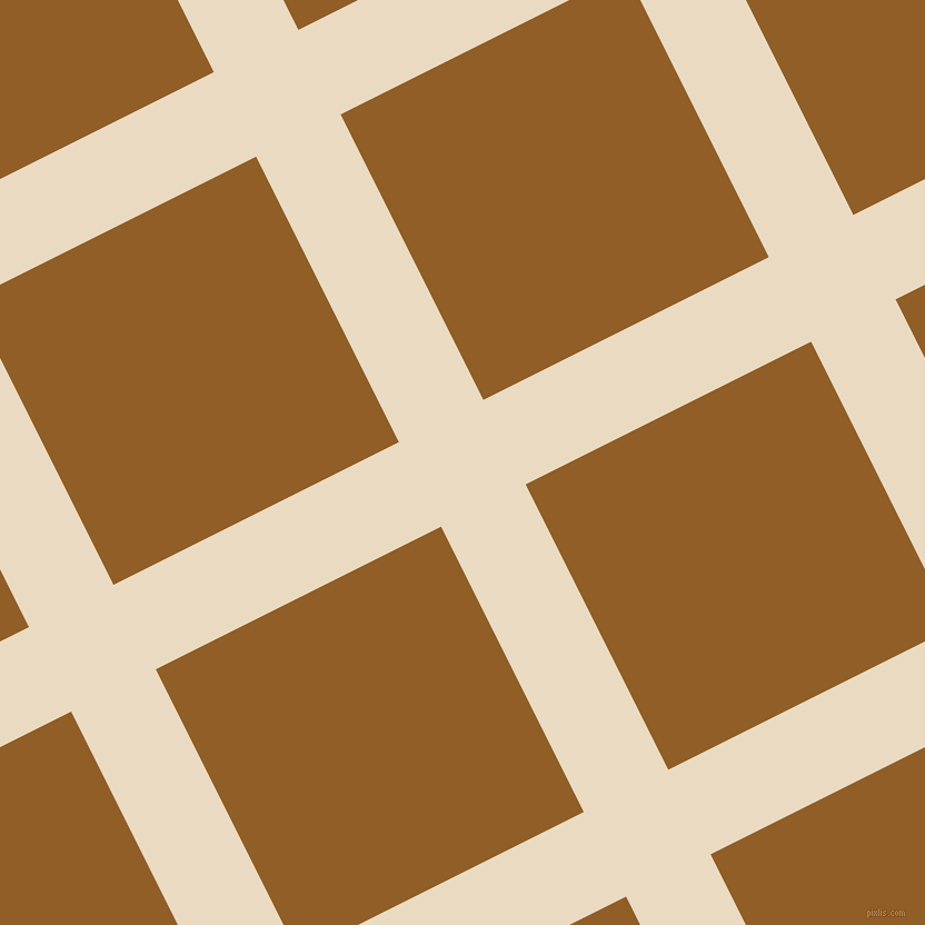 27/117 degree angle diagonal checkered chequered lines, 85 pixel lines width, 287 pixel square size, plaid checkered seamless tileable