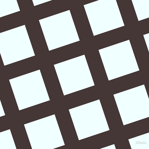 18/108 degree angle diagonal checkered chequered lines, 49 pixel lines width, 107 pixel square size, plaid checkered seamless tileable
