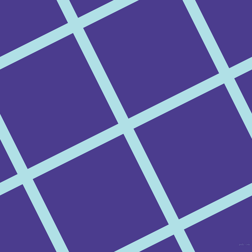 27/117 degree angle diagonal checkered chequered lines, 36 pixel line width, 323 pixel square size, plaid checkered seamless tileable
