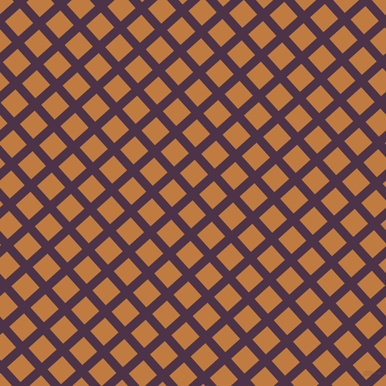 42/132 degree angle diagonal checkered chequered lines, 17 pixel line width, 39 pixel square size, plaid checkered seamless tileable