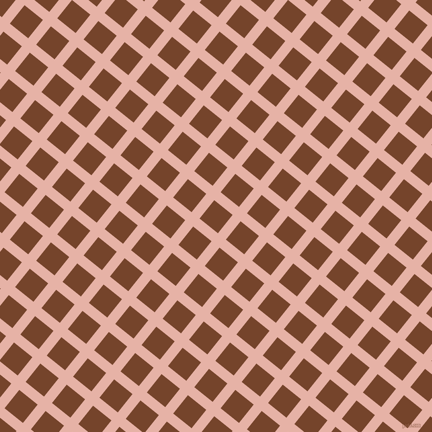 51/141 degree angle diagonal checkered chequered lines, 20 pixel lines width, 46 pixel square size, plaid checkered seamless tileable