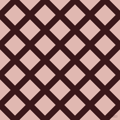 45/135 degree angle diagonal checkered chequered lines, 21 pixel lines width, 52 pixel square size, plaid checkered seamless tileable