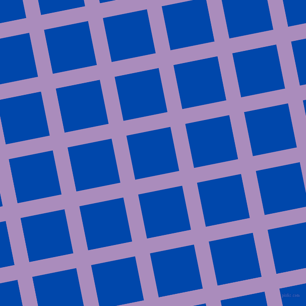11/101 degree angle diagonal checkered chequered lines, 30 pixel lines width, 89 pixel square size, plaid checkered seamless tileable