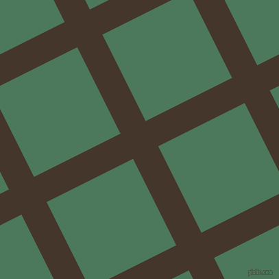 27/117 degree angle diagonal checkered chequered lines, 41 pixel lines width, 141 pixel square size, plaid checkered seamless tileable