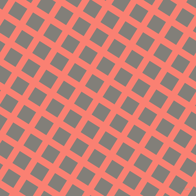 58/148 degree angle diagonal checkered chequered lines, 22 pixel lines width, 46 pixel square size, plaid checkered seamless tileable