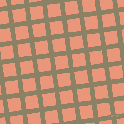 8/98 degree angle diagonal checkered chequered lines, 16 pixel line width, 43 pixel square size, plaid checkered seamless tileable