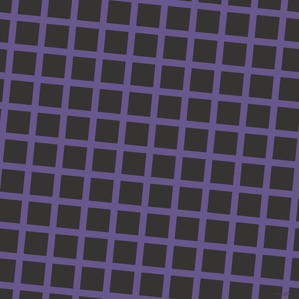 84/174 degree angle diagonal checkered chequered lines, 14 pixel lines width, 47 pixel square size, plaid checkered seamless tileable