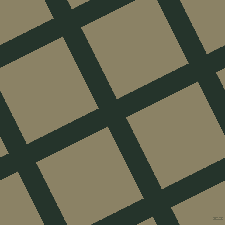 27/117 degree angle diagonal checkered chequered lines, 67 pixel line width, 264 pixel square size, plaid checkered seamless tileable