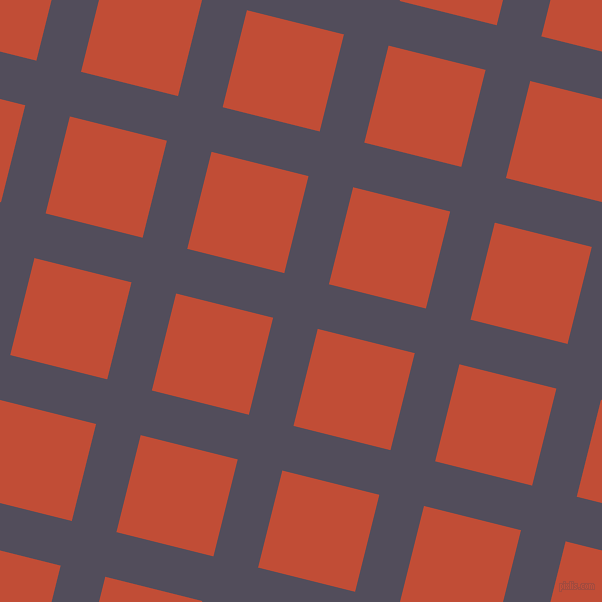 76/166 degree angle diagonal checkered chequered lines, 46 pixel lines width, 100 pixel square size, plaid checkered seamless tileable