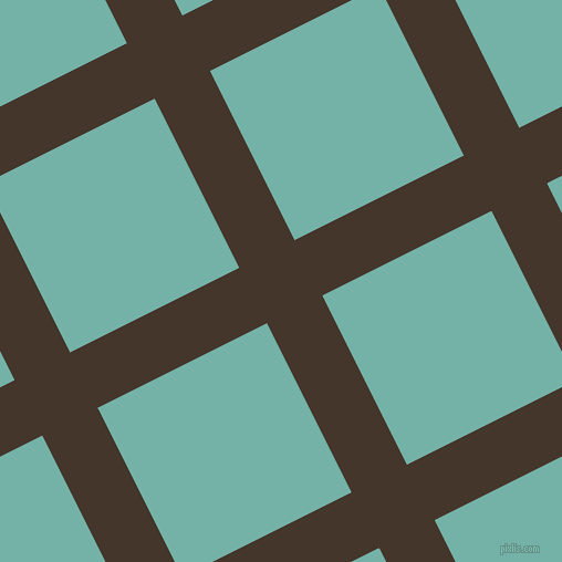27/117 degree angle diagonal checkered chequered lines, 56 pixel lines width, 171 pixel square size, plaid checkered seamless tileable