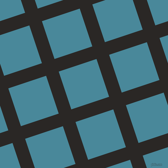 18/108 degree angle diagonal checkered chequered lines, 43 pixel lines width, 129 pixel square size, plaid checkered seamless tileable
