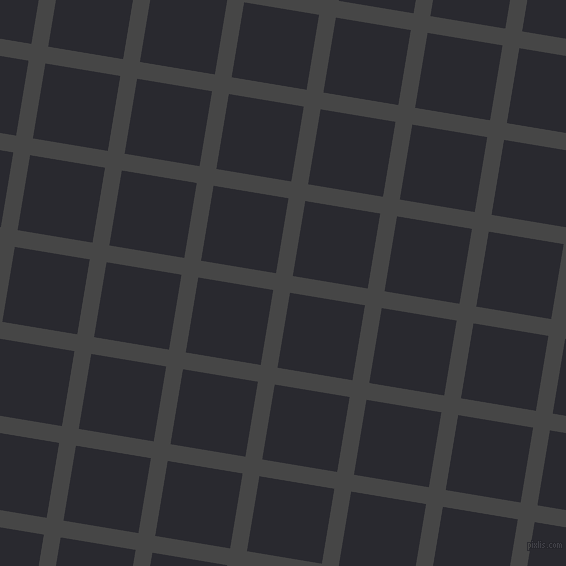 81/171 degree angle diagonal checkered chequered lines, 17 pixel lines width, 76 pixel square size, plaid checkered seamless tileable