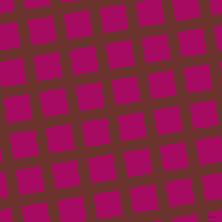 9/99 degree angle diagonal checkered chequered lines, 37 pixel lines width, 86 pixel square size, plaid checkered seamless tileable
