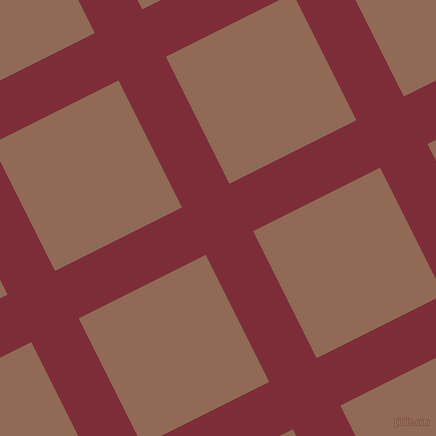 27/117 degree angle diagonal checkered chequered lines, 53 pixel line width, 142 pixel square size, plaid checkered seamless tileable