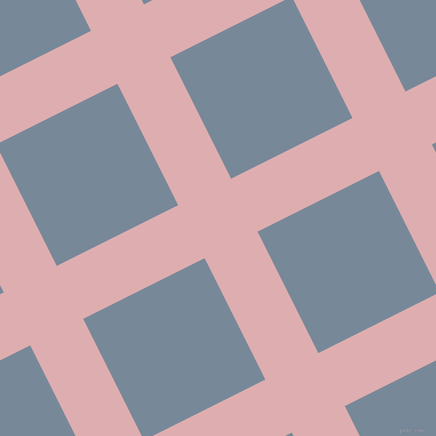27/117 degree angle diagonal checkered chequered lines, 86 pixel line width, 197 pixel square size, plaid checkered seamless tileable