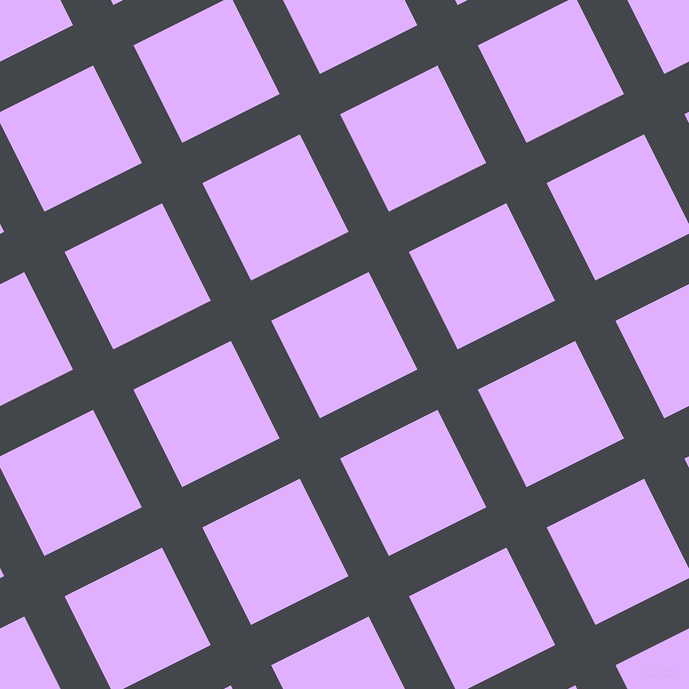 27/117 degree angle diagonal checkered chequered lines, 45 pixel lines width, 109 pixel square size, plaid checkered seamless tileable