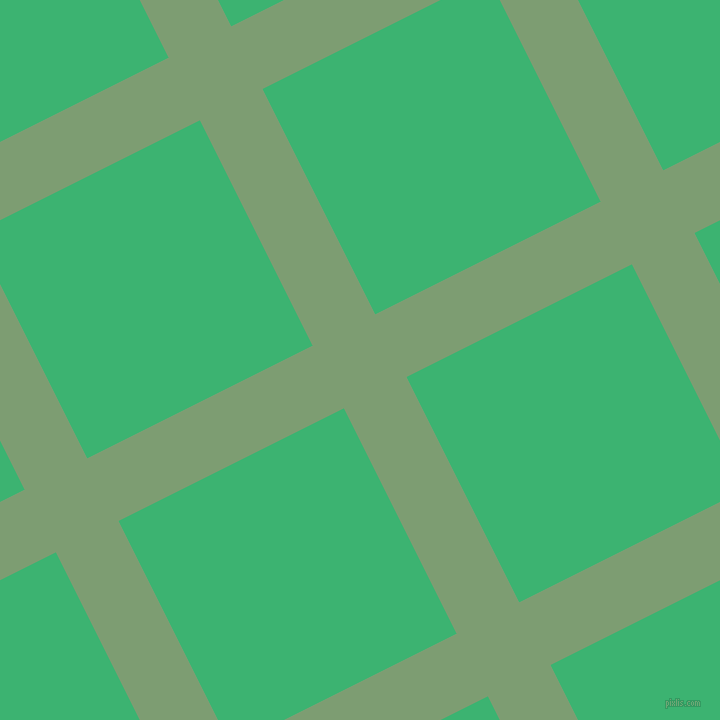 27/117 degree angle diagonal checkered chequered lines, 70 pixel lines width, 252 pixel square size, plaid checkered seamless tileable