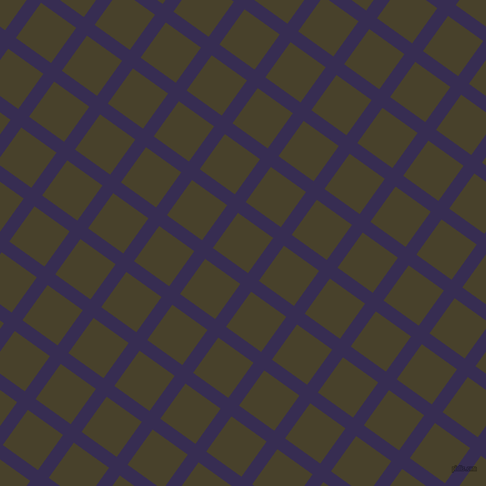 54/144 degree angle diagonal checkered chequered lines, 19 pixel lines width, 62 pixel square size, plaid checkered seamless tileable