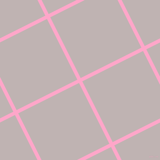 27/117 degree angle diagonal checkered chequered lines, 14 pixel line width, 259 pixel square size, plaid checkered seamless tileable