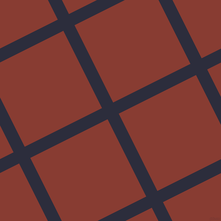 27/117 degree angle diagonal checkered chequered lines, 43 pixel lines width, 298 pixel square size, plaid checkered seamless tileable