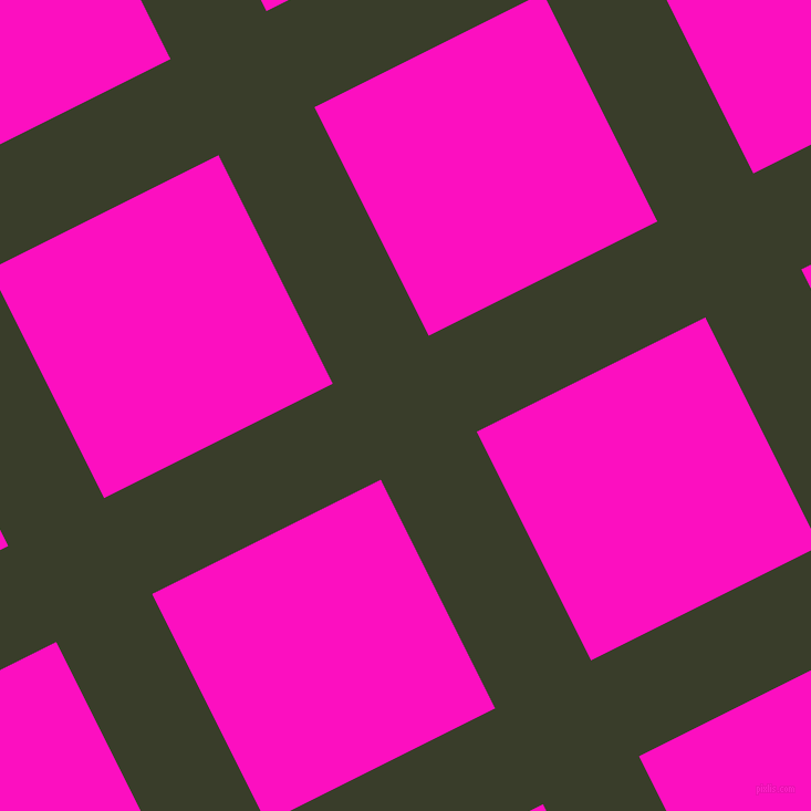 27/117 degree angle diagonal checkered chequered lines, 97 pixel lines width, 231 pixel square size, plaid checkered seamless tileable