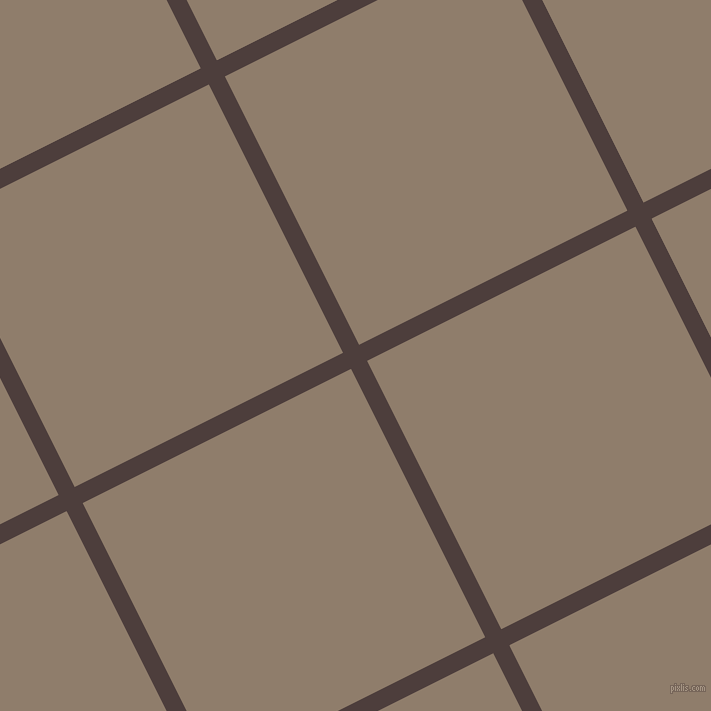 27/117 degree angle diagonal checkered chequered lines, 18 pixel lines width, 300 pixel square size, plaid checkered seamless tileable