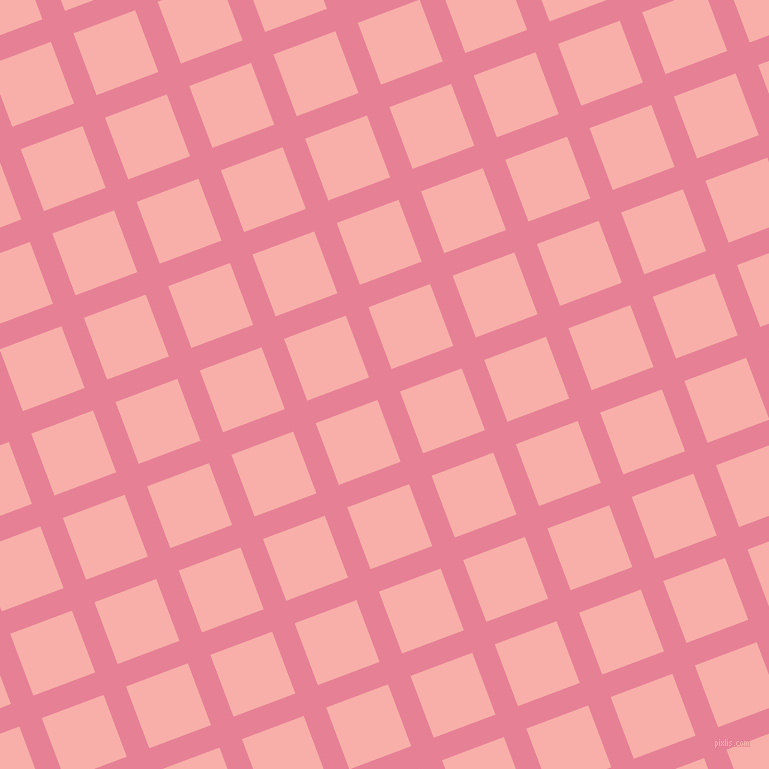 21/111 degree angle diagonal checkered chequered lines, 24 pixel lines width, 66 pixel square size, plaid checkered seamless tileable