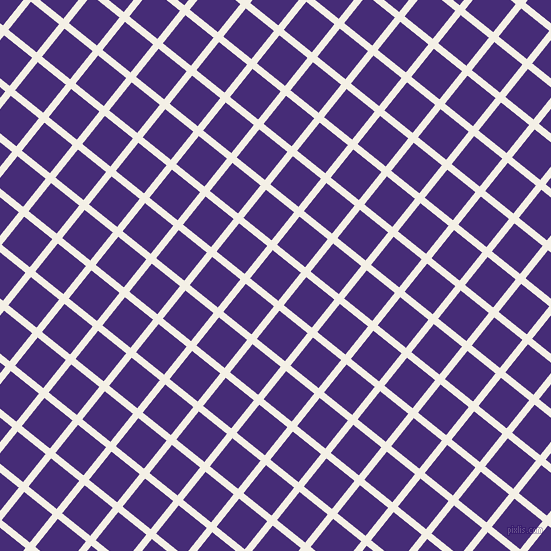 51/141 degree angle diagonal checkered chequered lines, 7 pixel lines width, 36 pixel square size, plaid checkered seamless tileable