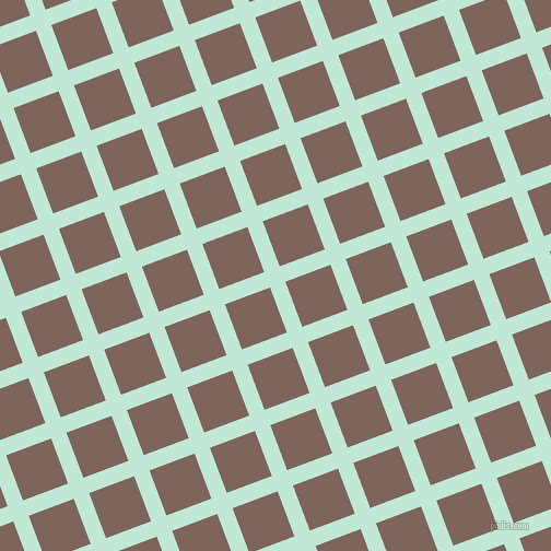 21/111 degree angle diagonal checkered chequered lines, 15 pixel lines width, 44 pixel square size, Aero Blue and Russett plaid checkered seamless tileable