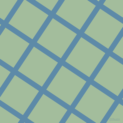 56/146 degree angle diagonal checkered chequered lines, 18 pixel line width, 100 pixel square size, Air Force Blue and Spring Rain plaid checkered seamless tileable