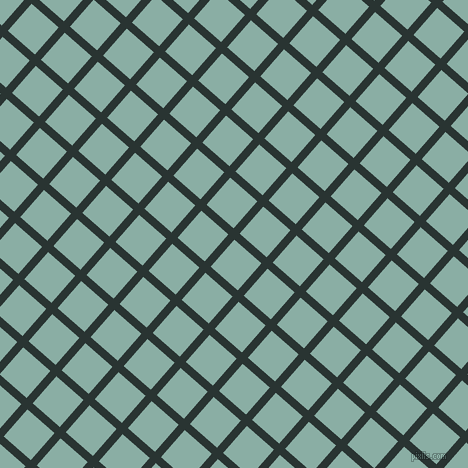 49/139 degree angle diagonal checkered chequered lines, 8 pixel lines width, 36 pixel square size, Aztec and Sea Nymph plaid checkered seamless tileable