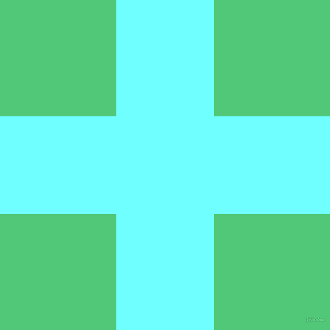 checkered chequered horizontal vertical lines, 195 pixel lines width, 463 pixel square size, Baby Blue and Emerald plaid checkered seamless tileable