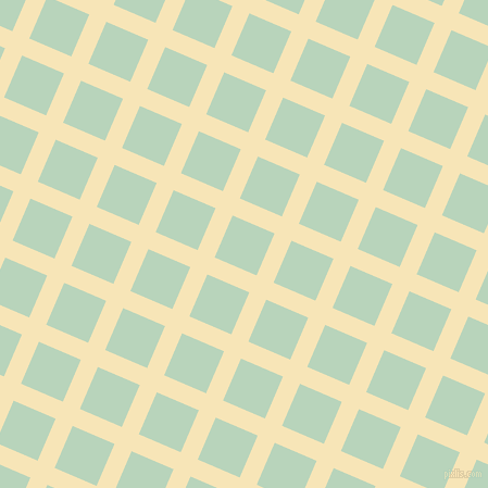 67/157 degree angle diagonal checkered chequered lines, 17 pixel line width, 42 pixel square size, Barley White and Surf plaid checkered seamless tileable