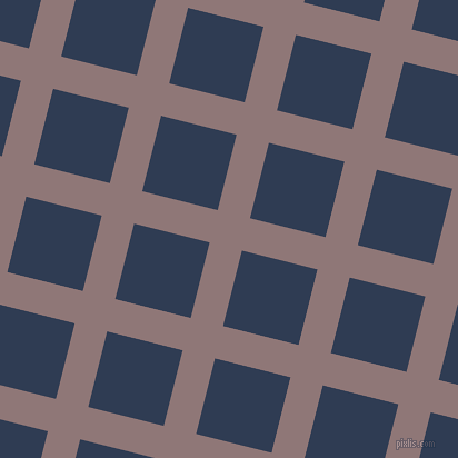 76/166 degree angle diagonal checkered chequered lines, 30 pixel lines width, 70 pixel square size, Bazaar and Biscay plaid checkered seamless tileable