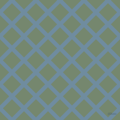 45/135 degree angle diagonal checkered chequered lines, 17 pixel lines width, 54 pixel square size, Bermuda Grey and Xanadu plaid checkered seamless tileable