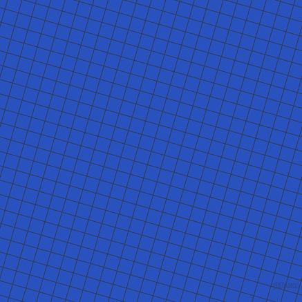 74/164 degree angle diagonal checkered chequered lines, 1 pixel line width, 19 pixel square size, Biscay and Cerulean Blue plaid checkered seamless tileable