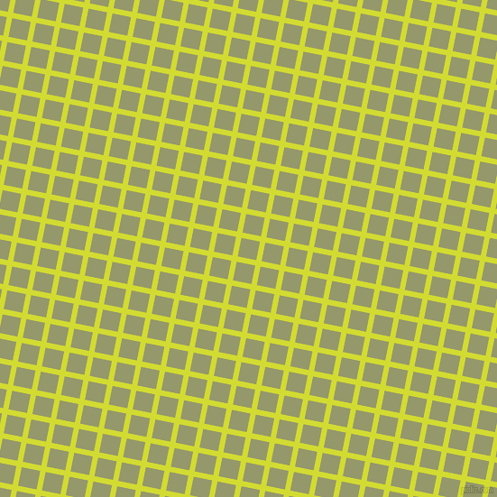 79/169 degree angle diagonal checkered chequered lines, 6 pixel line width, 21 pixel square size, Bitter Lemon and Avocado plaid checkered seamless tileable