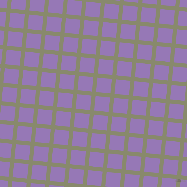 84/174 degree angle diagonal checkered chequered lines, 14 pixel line width, 50 pixel square size, Bitter and Purple Mountain