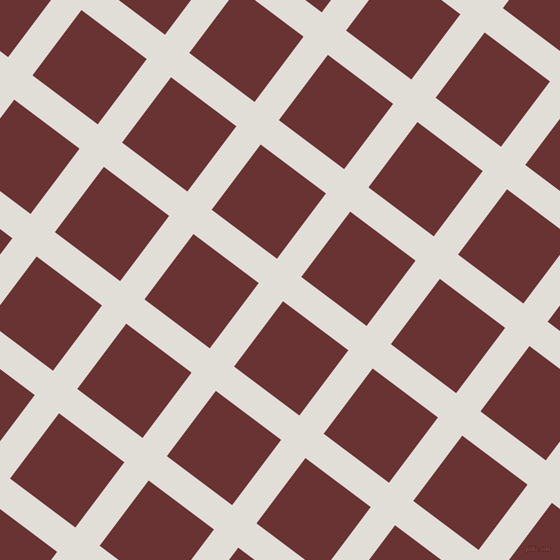53/143 degree angle diagonal checkered chequered lines, 44 pixel lines width, 118 pixel square size, Black Haze and Persian Plum plaid checkered seamless tileable