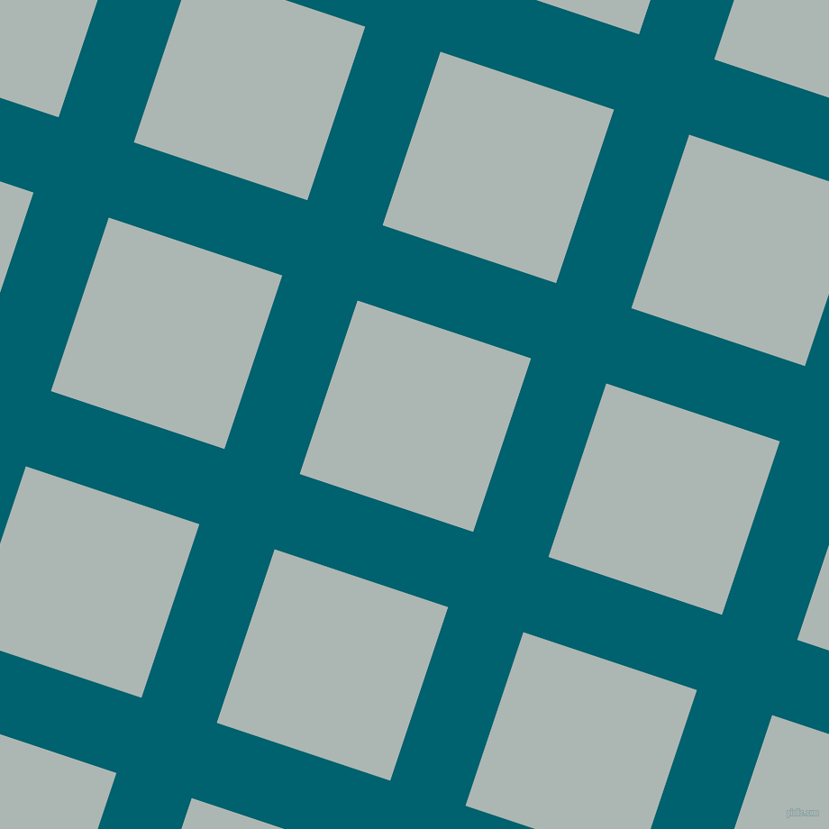 72/162 degree angle diagonal checkered chequered lines, 88 pixel line width, 203 pixel square size, Blue Lagoon and Periglacial Blue plaid checkered seamless tileable