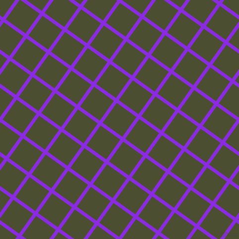 54/144 degree angle diagonal checkered chequered lines, 7 pixel line width, 49 pixel square size, Blue Violet and Waiouru plaid checkered seamless tileable