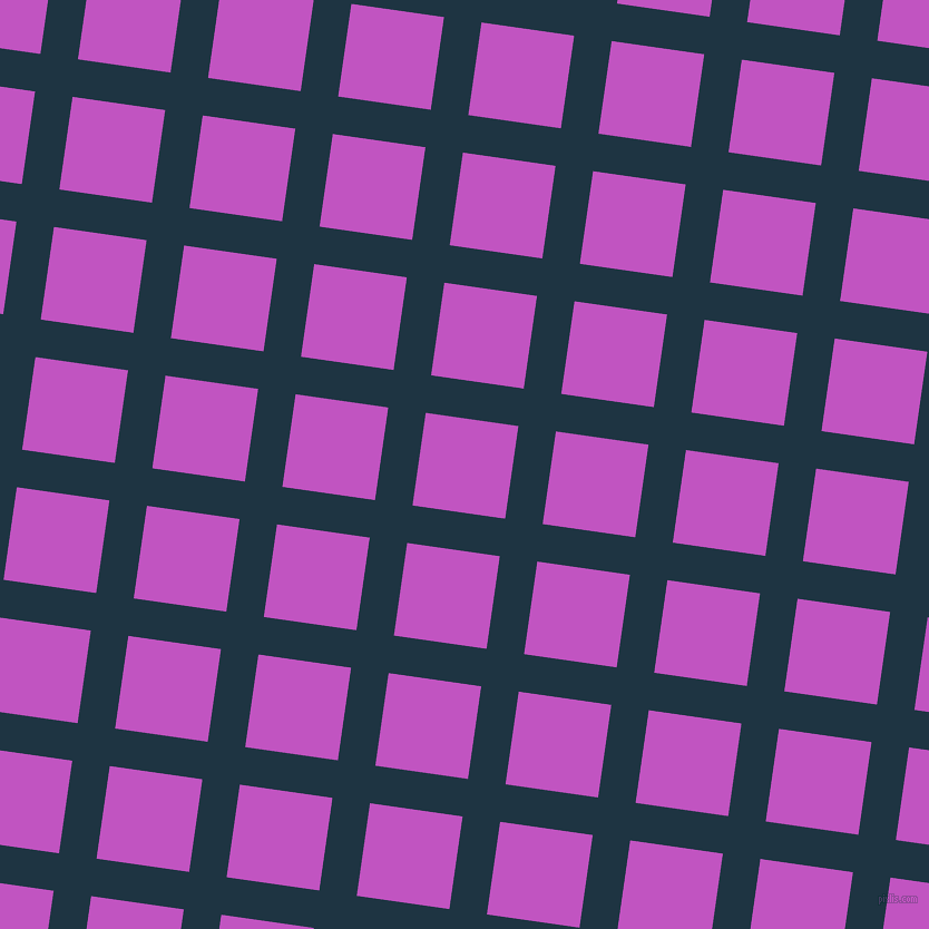 82/172 degree angle diagonal checkered chequered lines, 34 pixel lines width, 84 pixel square size, Blue Whale and Fuchsia plaid checkered seamless tileable