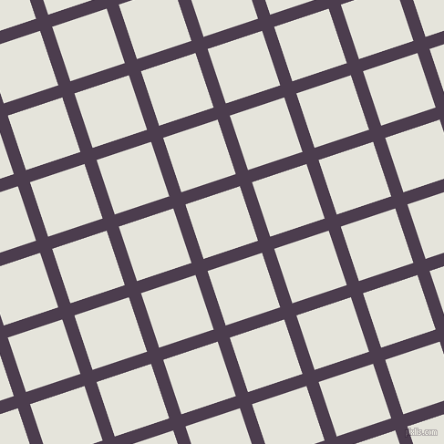 18/108 degree angle diagonal checkered chequered lines, 14 pixel lines width, 63 pixel square size, Bossanova and Black White plaid checkered seamless tileable