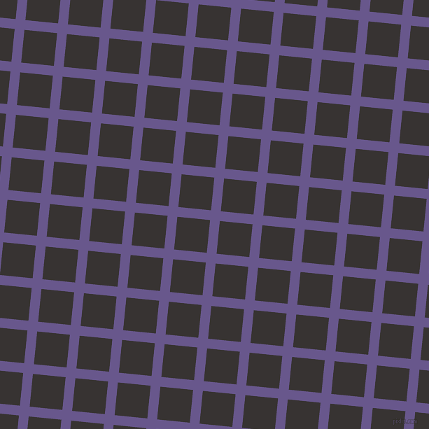 84/174 degree angle diagonal checkered chequered lines, 14 pixel lines width, 47 pixel square size, Butterfly Bush and Gondola plaid checkered seamless tileable