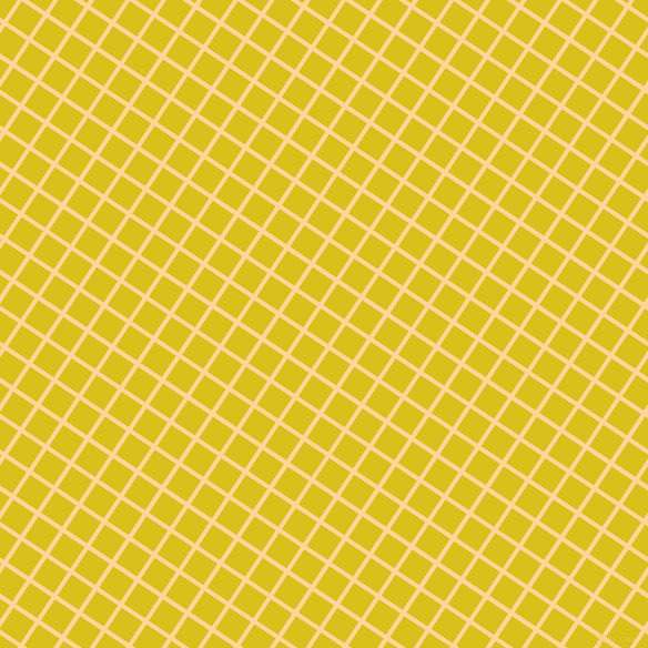 56/146 degree angle diagonal checkered chequered lines, 4 pixel line width, 23 pixel square size, Caramel and Sunflower plaid checkered seamless tileable