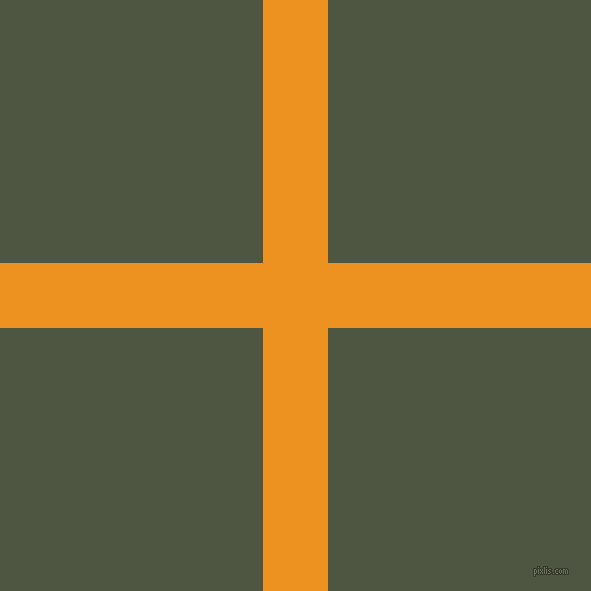 checkered chequered horizontal vertical lines, 65 pixel lines width, 526 pixel square size, Carrot Orange and Lunar Green plaid checkered seamless tileable