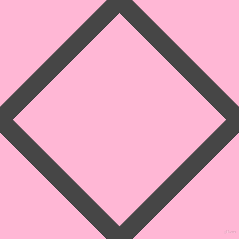 45/135 degree angle diagonal checkered chequered lines, 59 pixel line width, 491 pixel square size, Charcoal and Cotton Candy plaid checkered seamless tileable