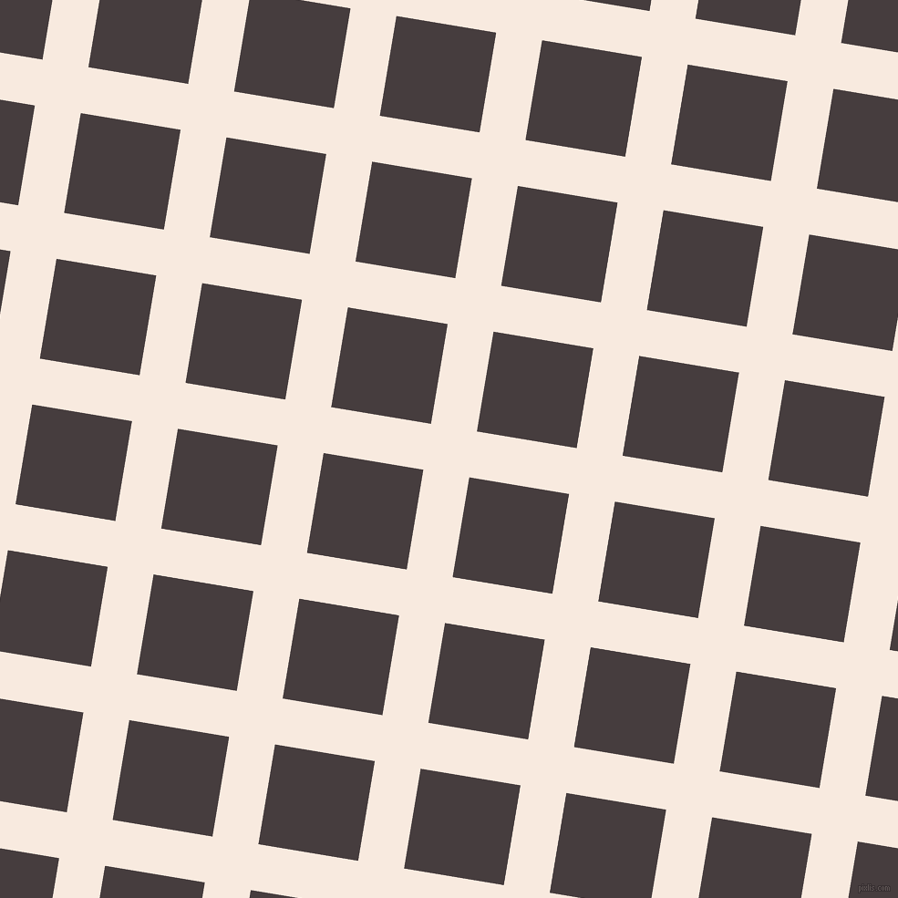 81/171 degree angle diagonal checkered chequered lines, 51 pixel line width, 111 pixel square size, Chardon and Jon plaid checkered seamless tileable