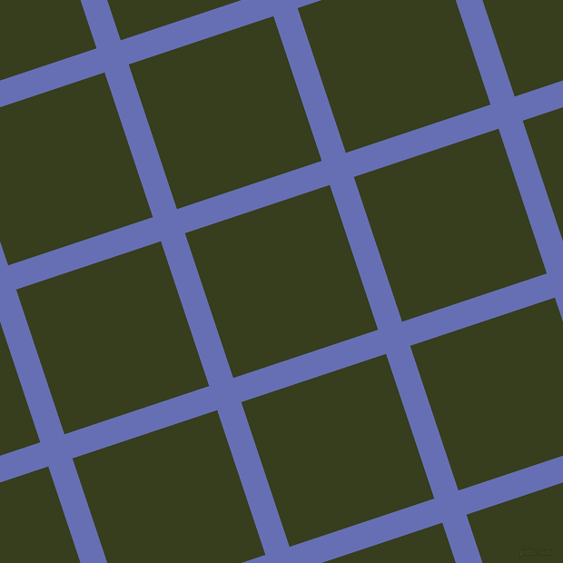 18/108 degree angle diagonal checkered chequered lines, 28 pixel lines width, 168 pixel square size, Chetwode Blue and Turtle Green plaid checkered seamless tileable